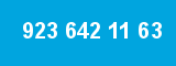 923 642 11 63 923 642 11 63